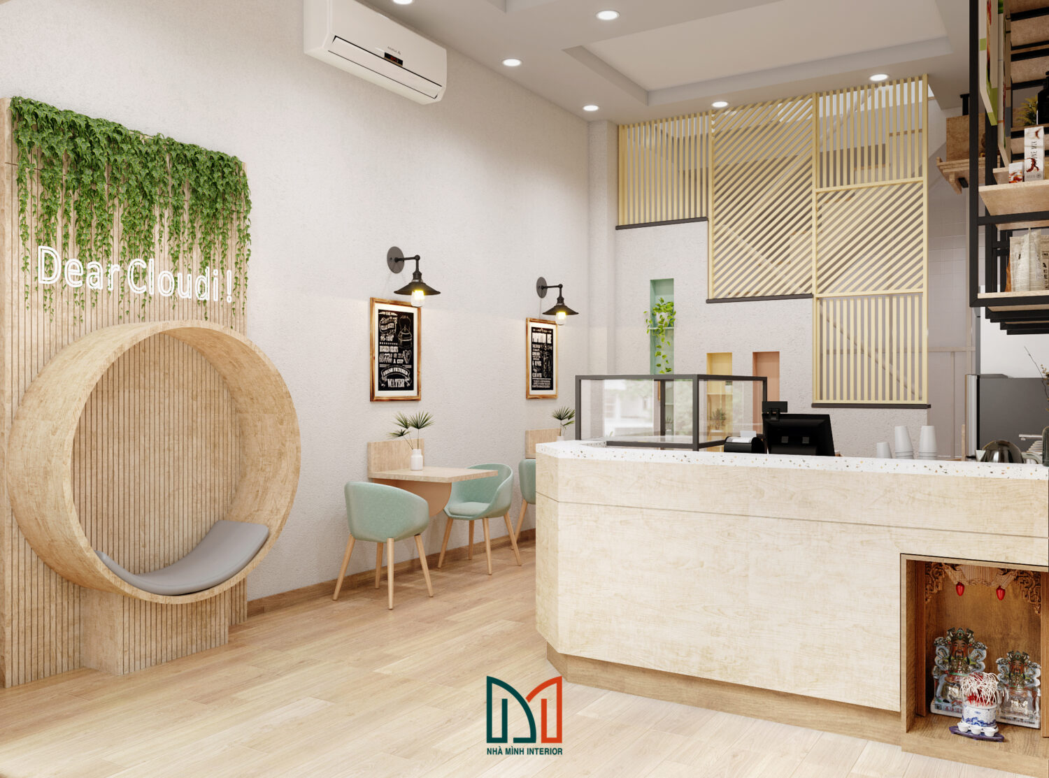 Quán trà sữa Bến Tre trẻ trung và bắt mắt