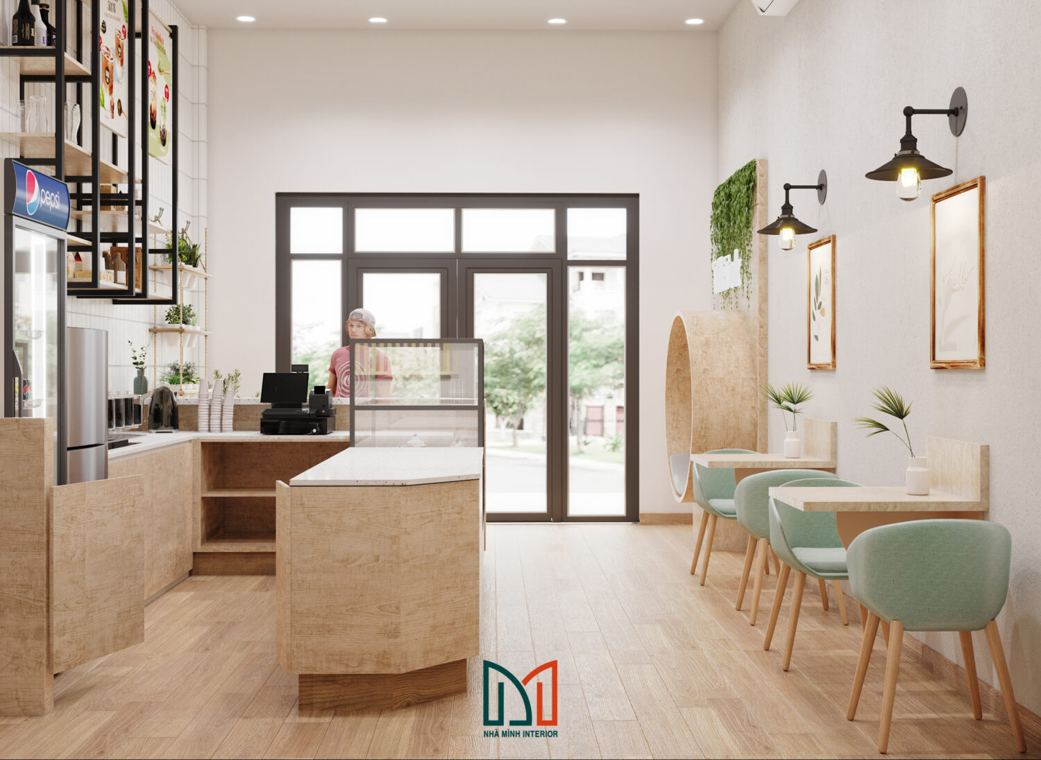 Quán trà sữa Bến Tre trẻ trung và bắt mắt