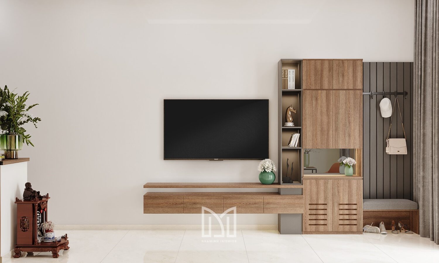 Nhà phố 3PN hiện đại - Tiện ích đi kèm với thẩm mỹ
