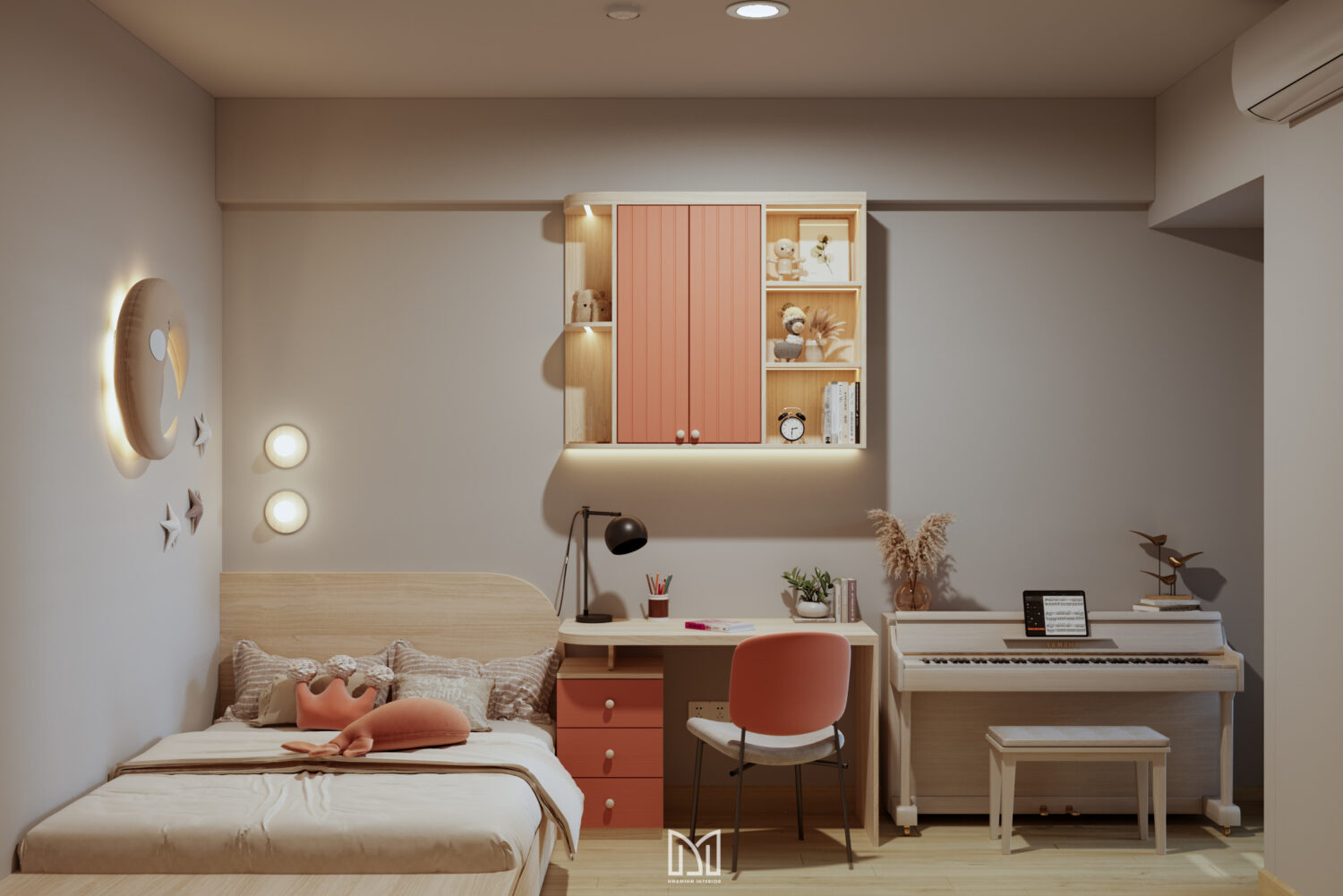 Căn hộ 2PN Akari - Ấm cúng và thoáng đãng