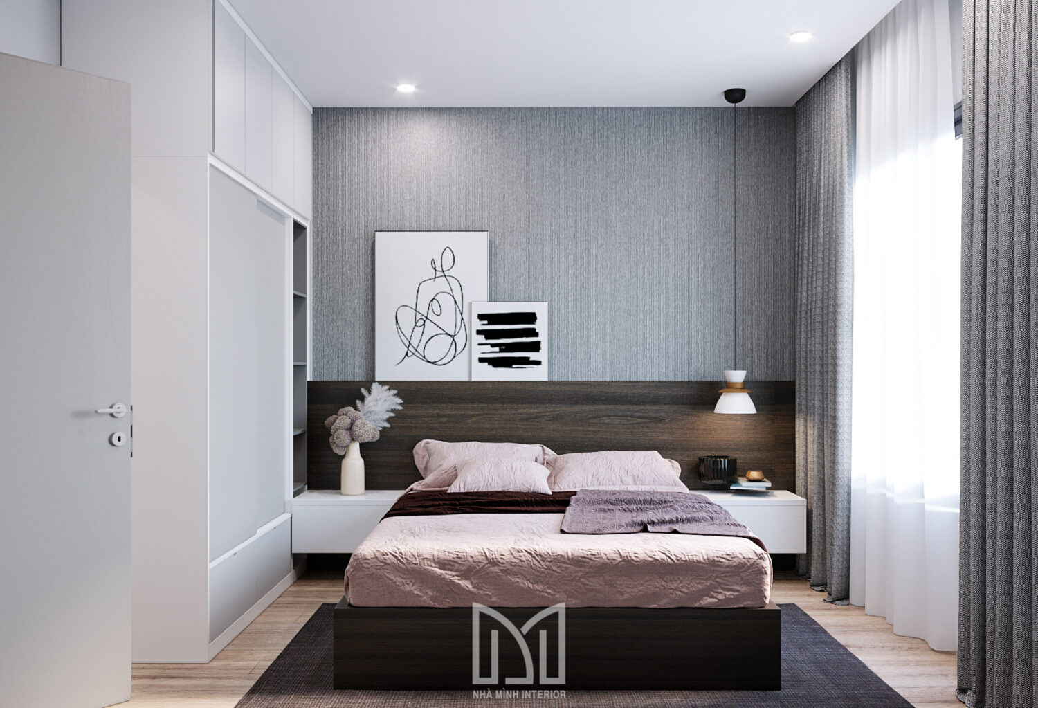 Căn hộ 2PN Picity High Park - Sự tối giản hiện đại