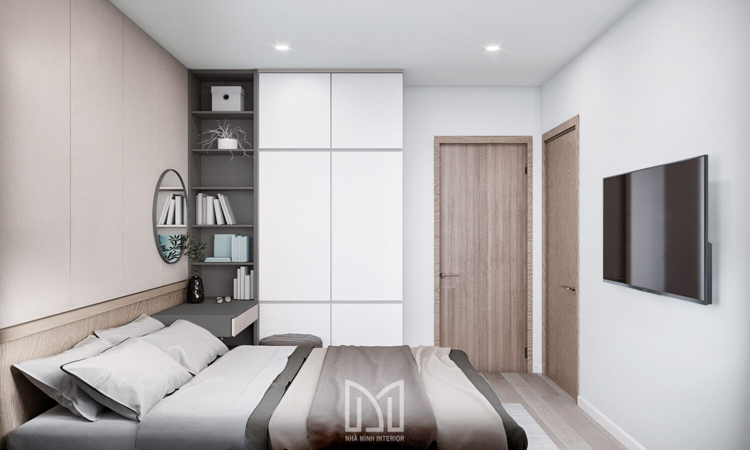 Căn hộ 2PN thanh lịch và thư thái