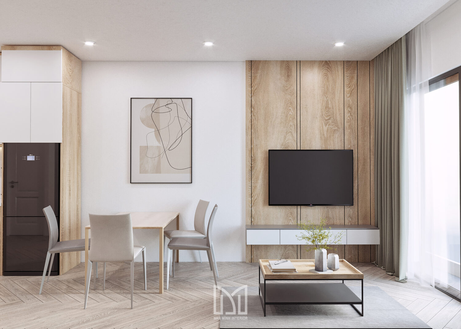 Căn hộ 2PN Picity High Park - Tận dụng không gian sinh sống