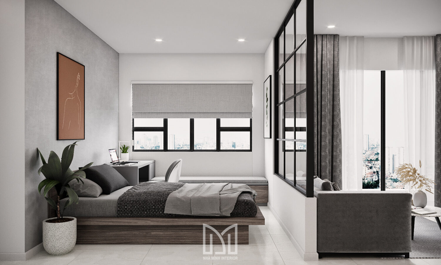Căn hộ 2PN hiện đại và tinh tế