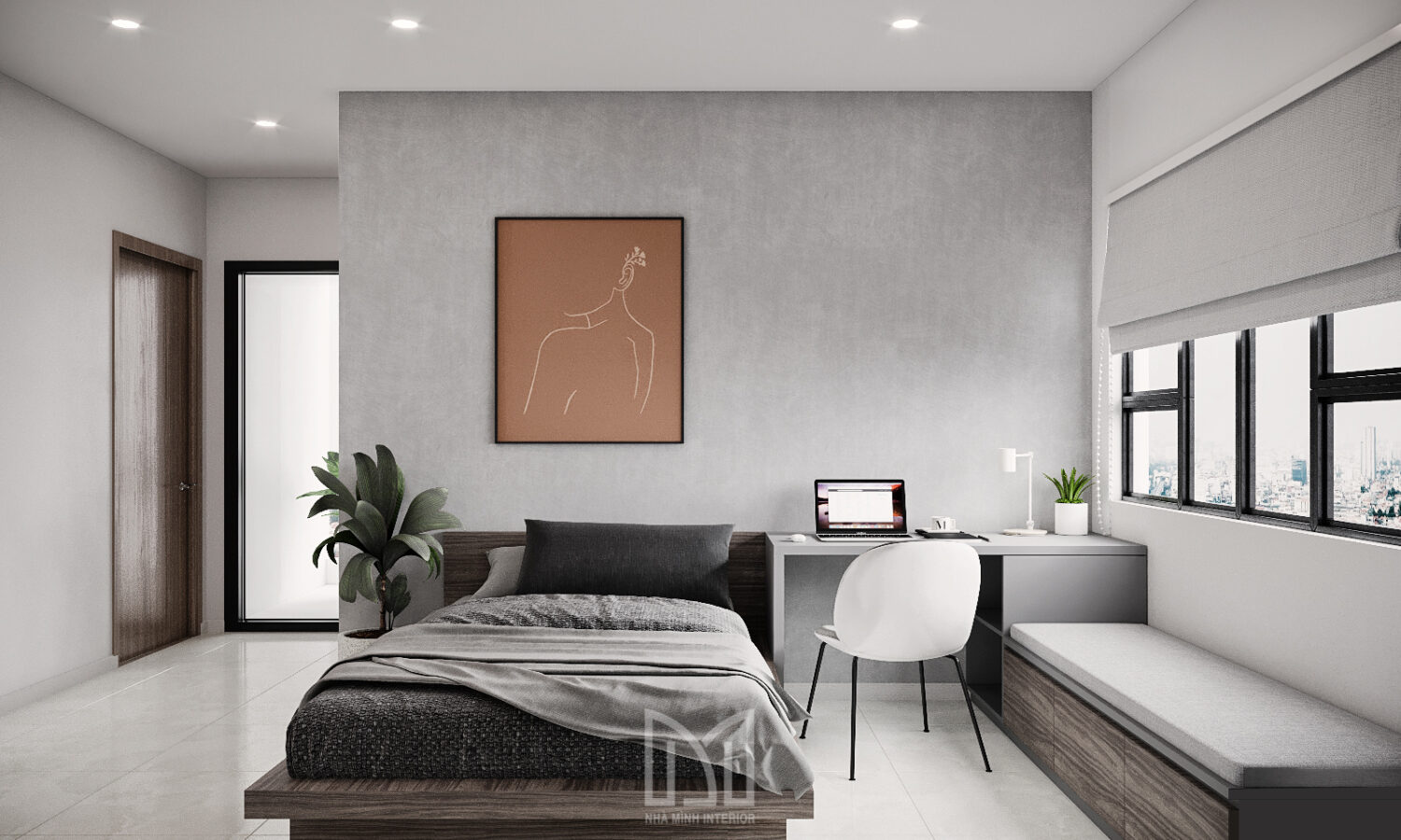 Căn hộ 2PN hiện đại và tinh tế