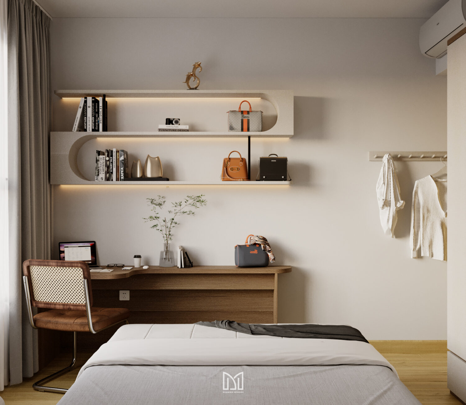 Căn hộ 2PN Akari - Ấm cúng và thoáng đãng