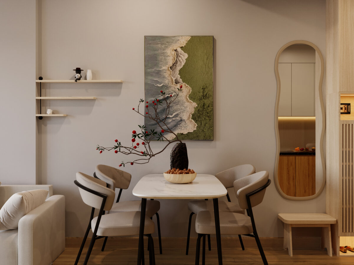 Căn hộ 2PN Akari - Ấm cúng và thoáng đãng