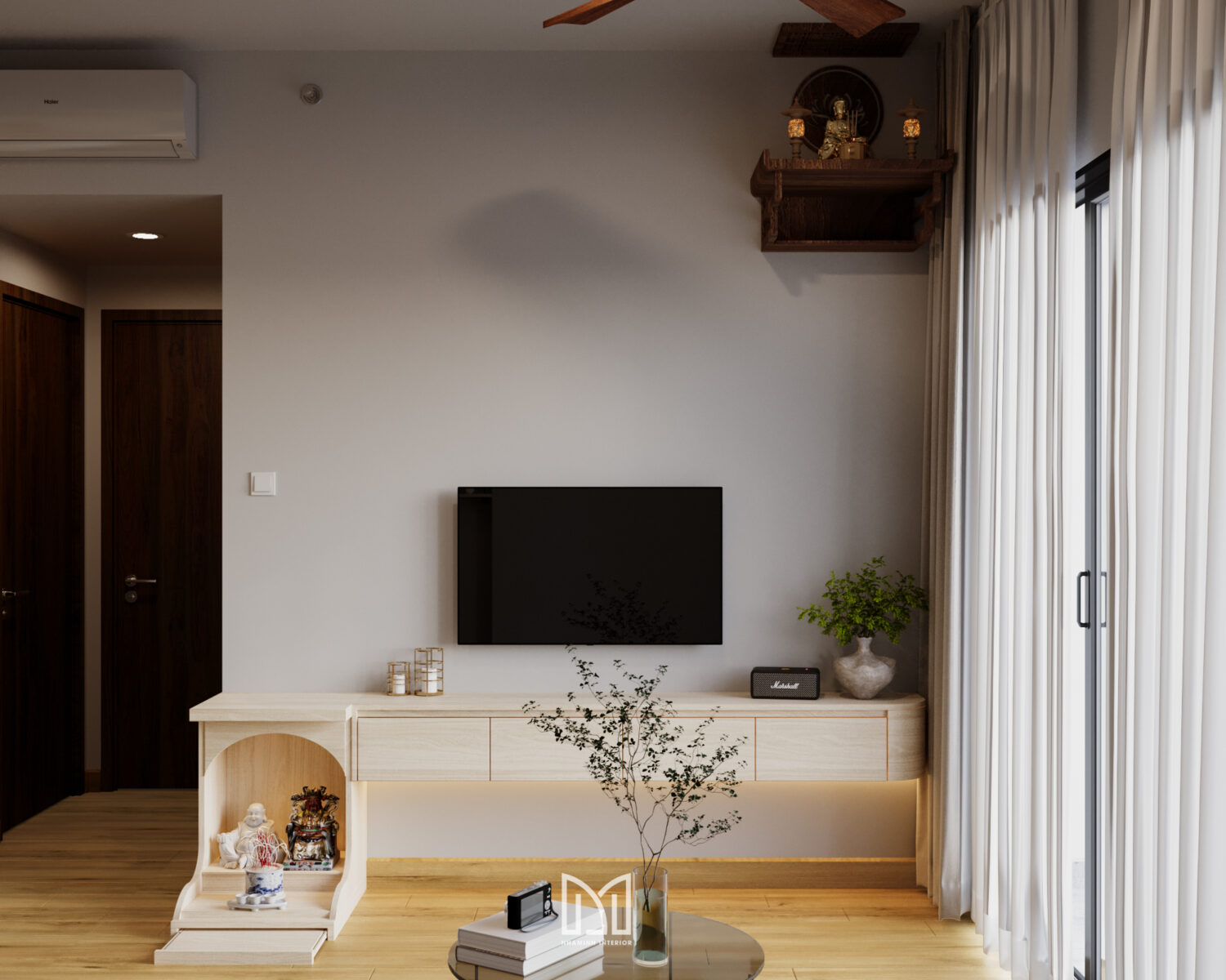 Căn hộ 2PN Akari - Ấm cúng và thoáng đãng
