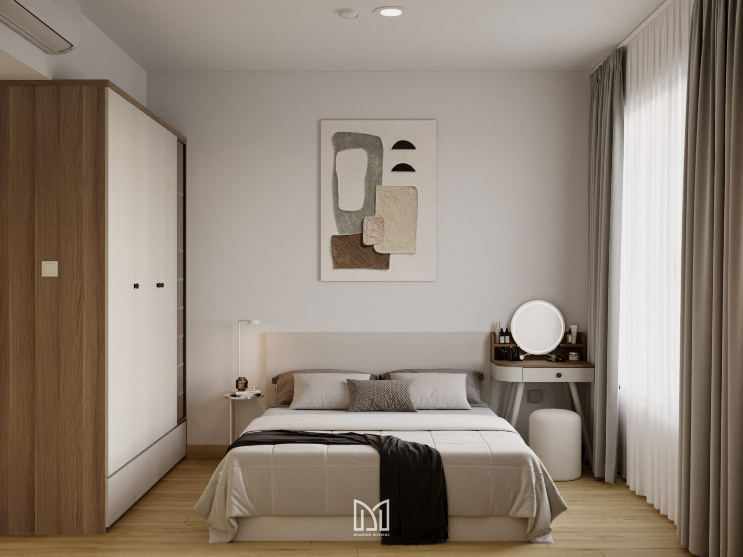 Căn hộ 2PN Akari - Ấm cúng và thoáng đãng