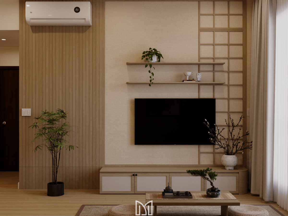 Căn hộ 2PN Picity High Park - Phong cách Japandi