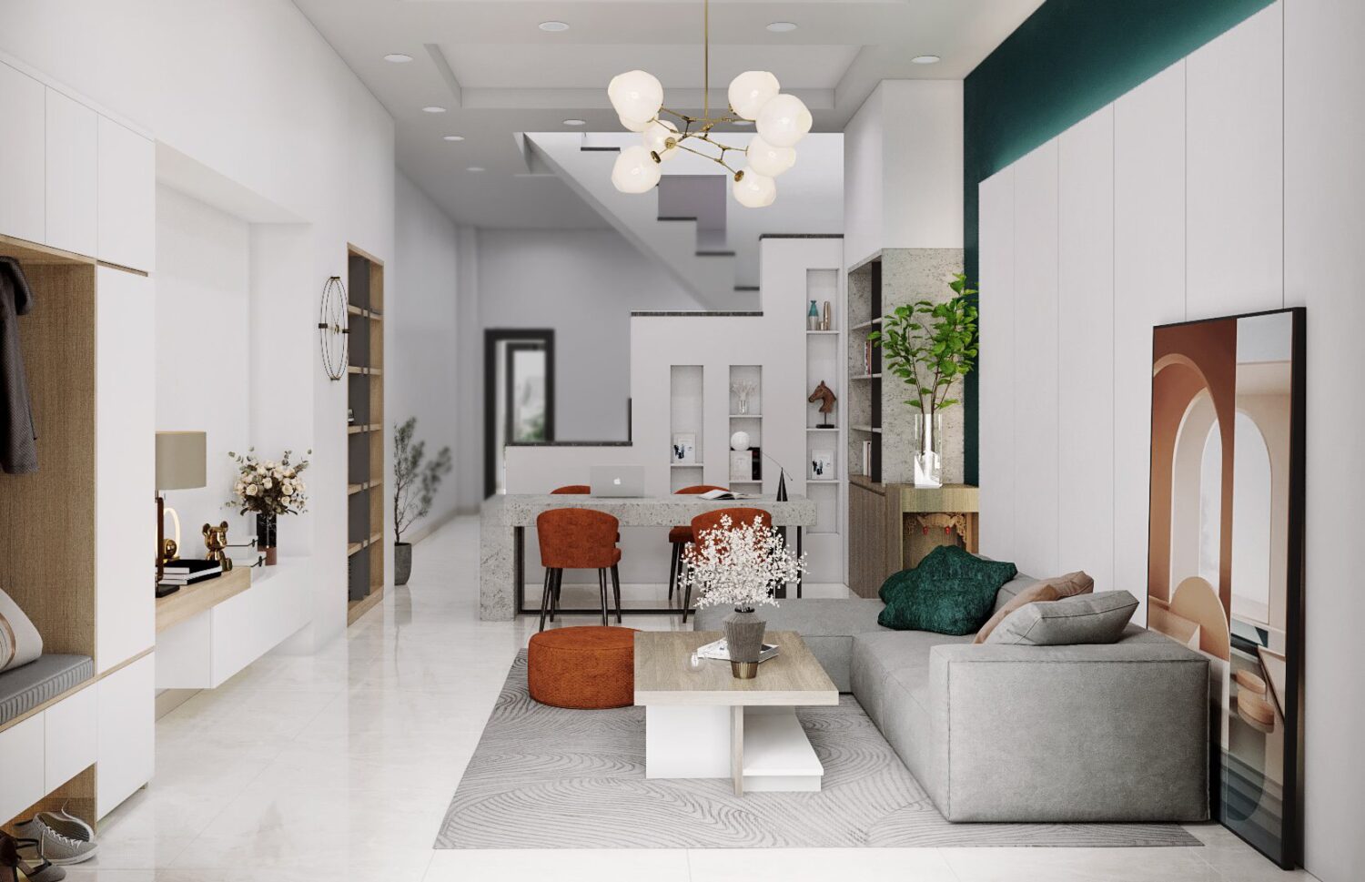 Nhà phố 2PN Khu Phương Nam - Khi cá tính của chủ nhà được thể hiện rõ nét