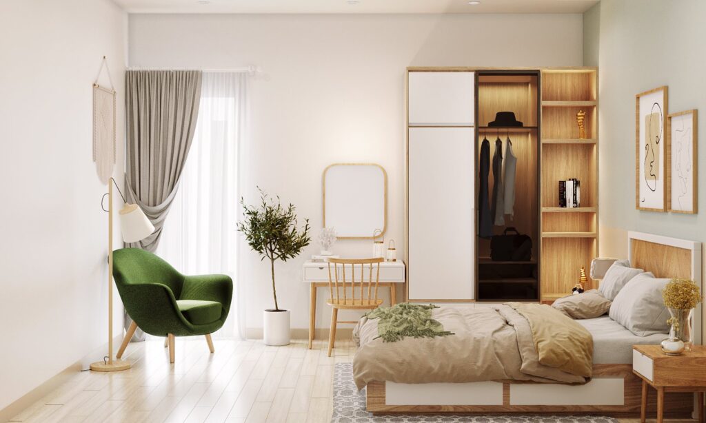 Phòng ngủ nhà phố