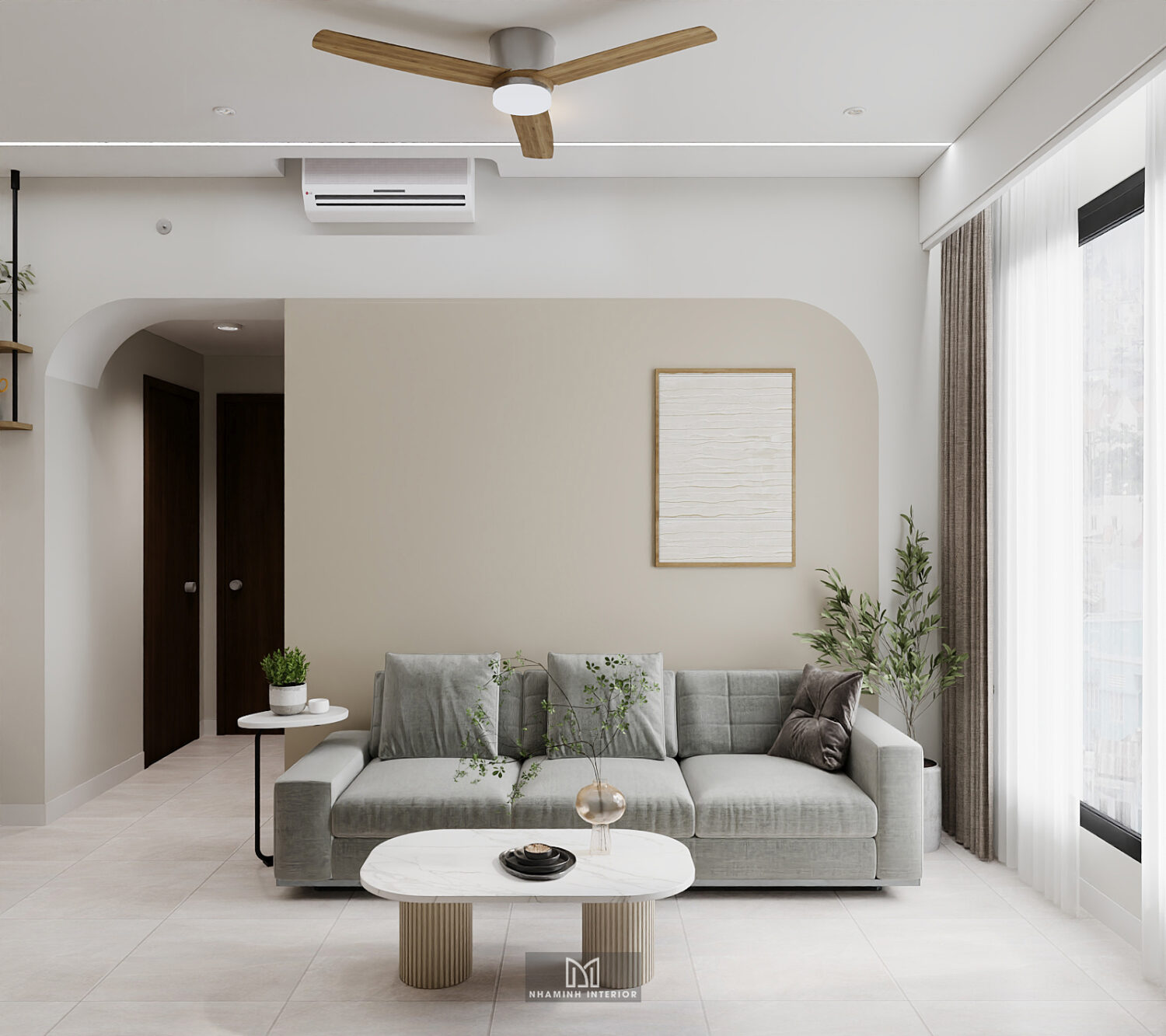 Căn hộ 2PN Picity tone be nhẹ nhàng