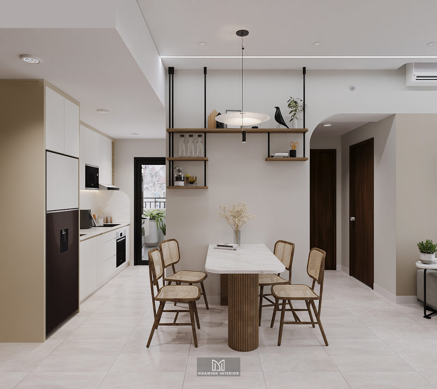 Căn hộ 2PN Picity tone be nhẹ nhàng