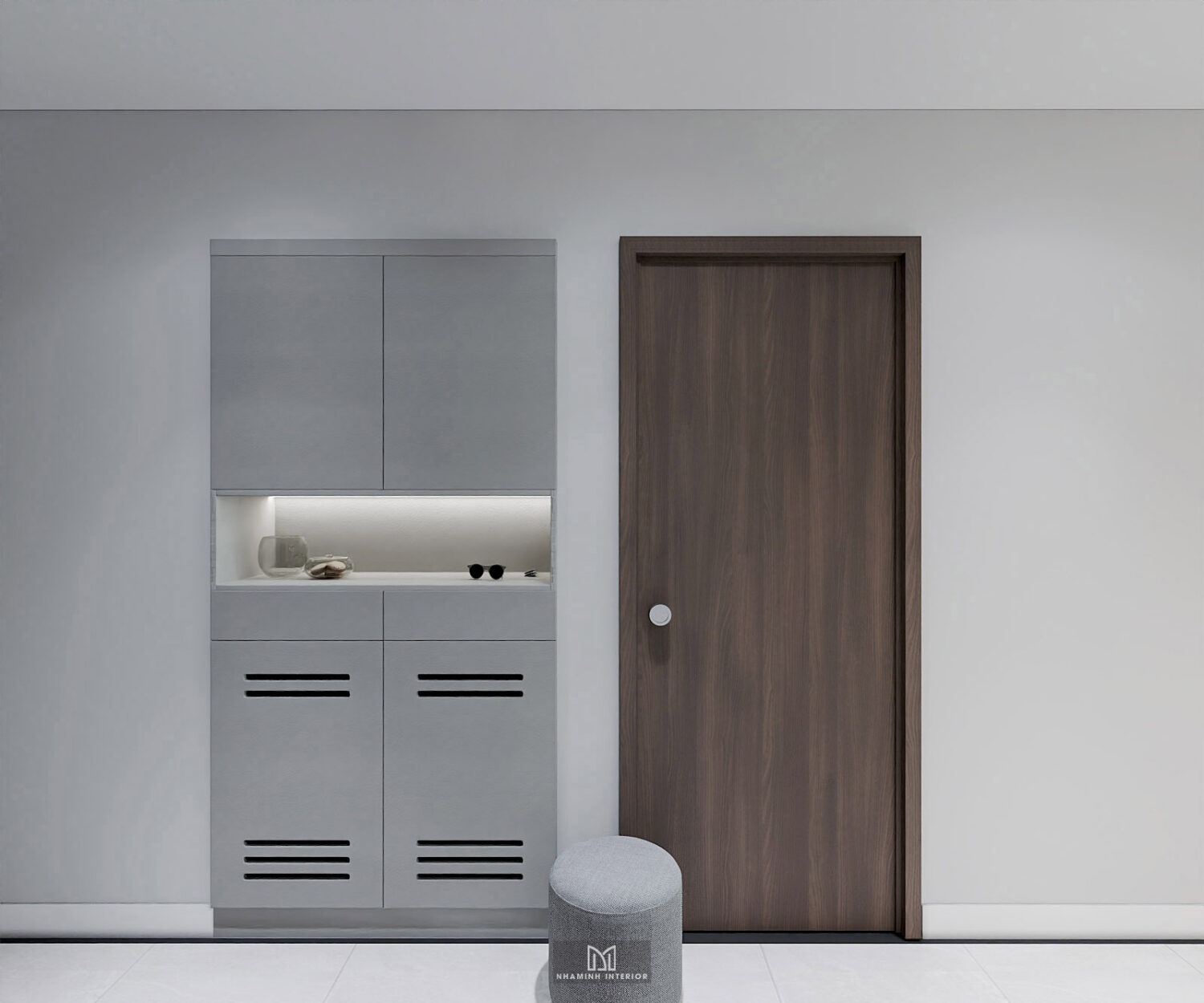 Căn hộ 2PN Picity Highpark - Tone xám sang trọng