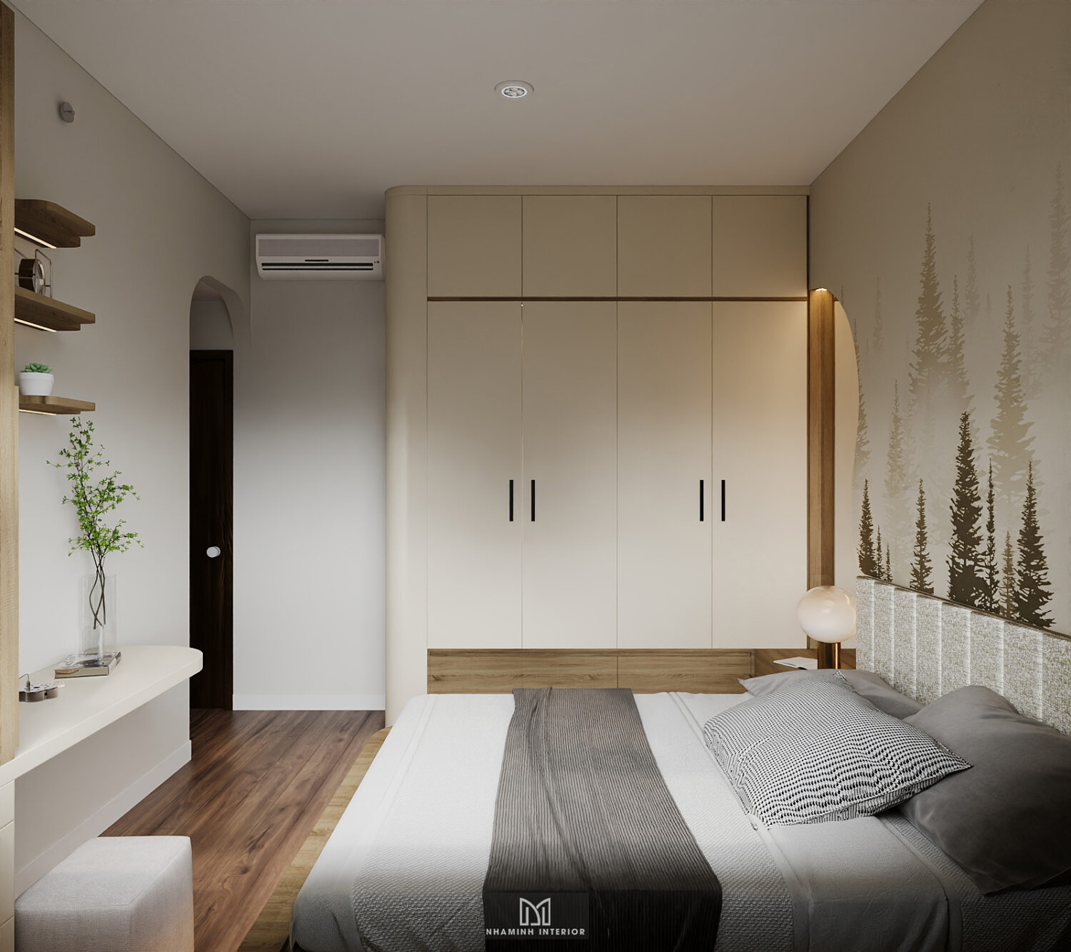 Căn hộ 2PN Picity tone be nhẹ nhàng