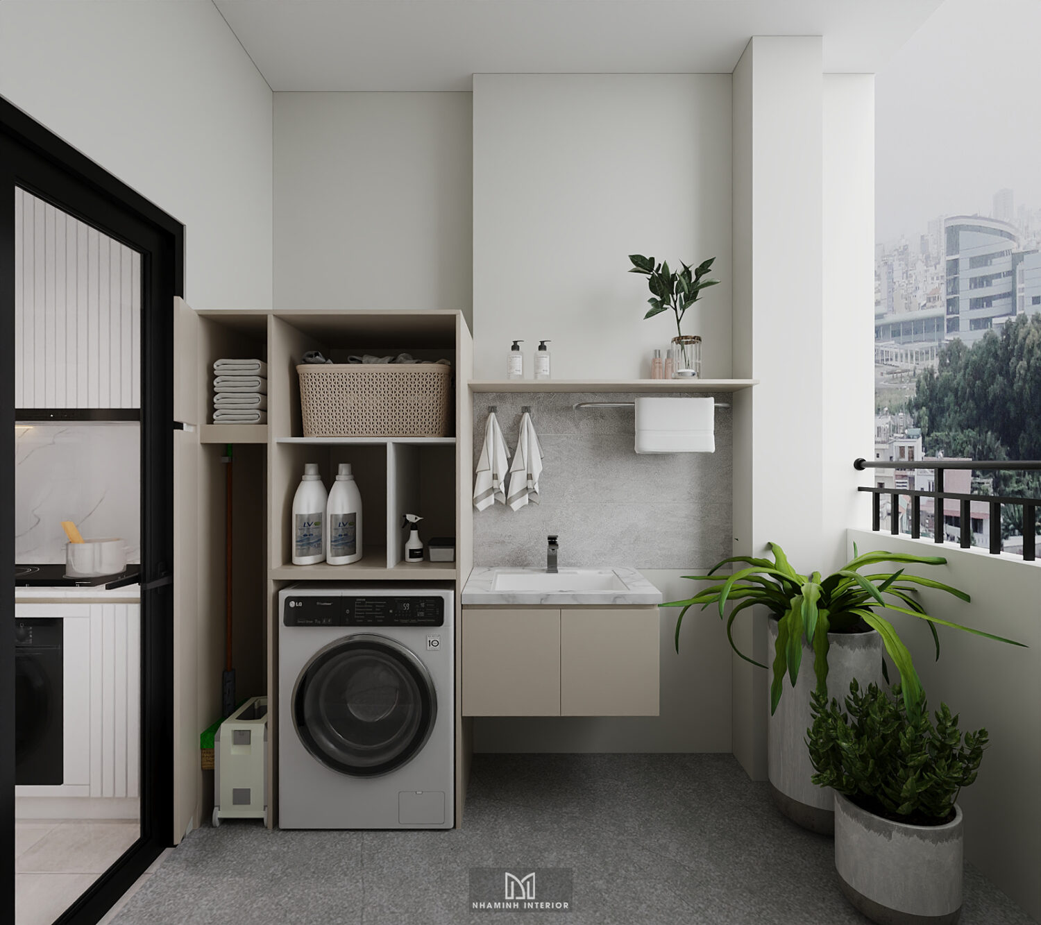 Căn hộ 2PN Picity tone be nhẹ nhàng