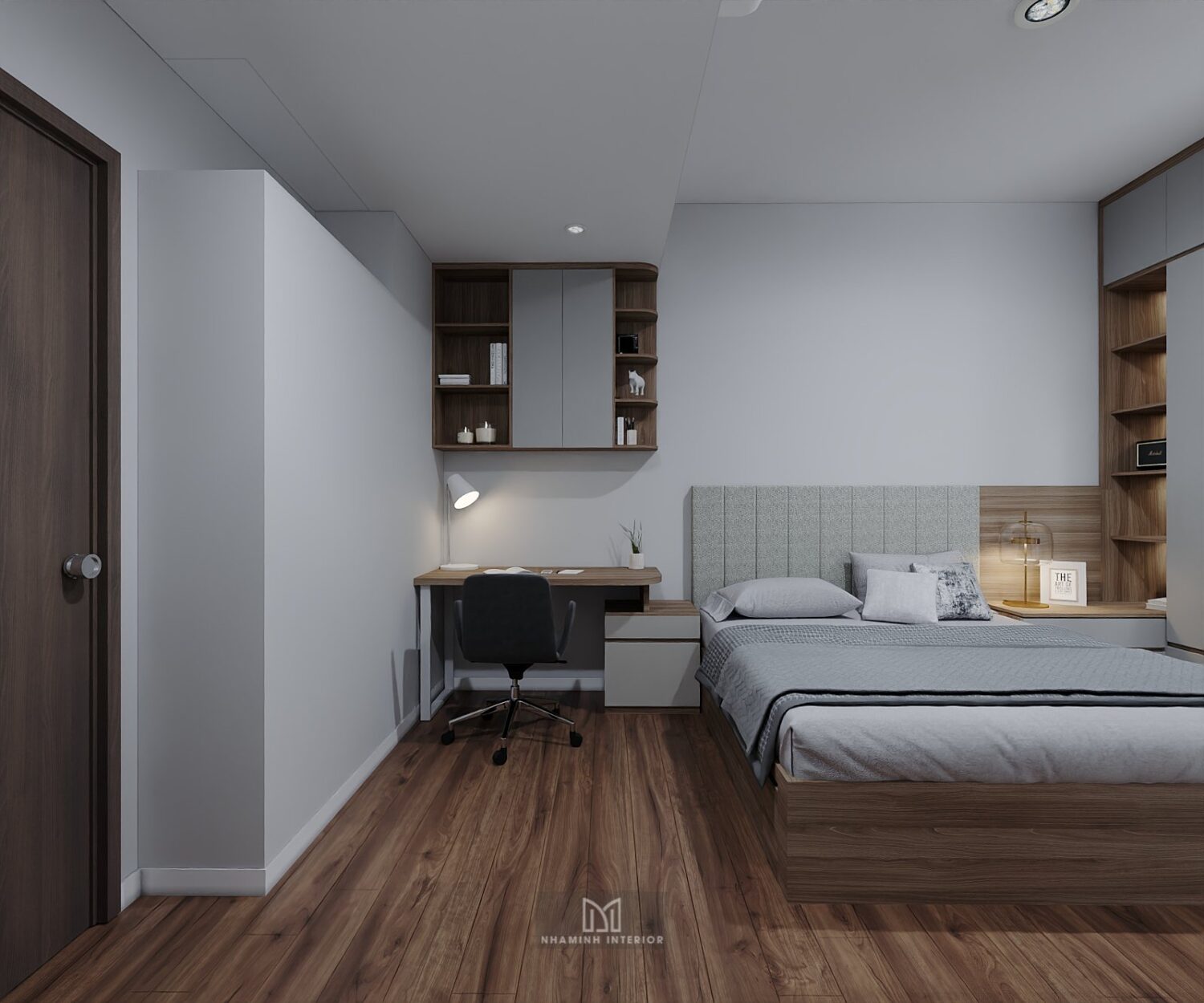 Căn hộ 2PN Picity Highpark - Tone xám sang trọng