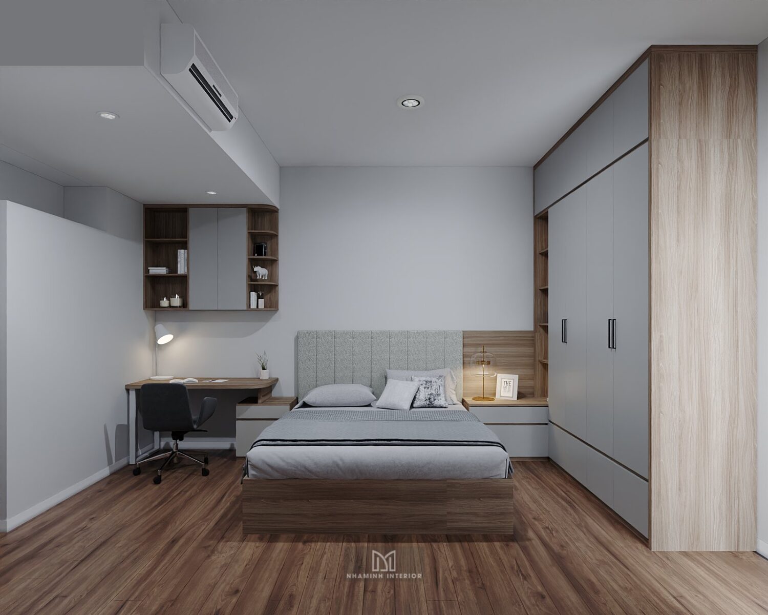 Căn hộ 2PN Picity Highpark - Tone xám sang trọng