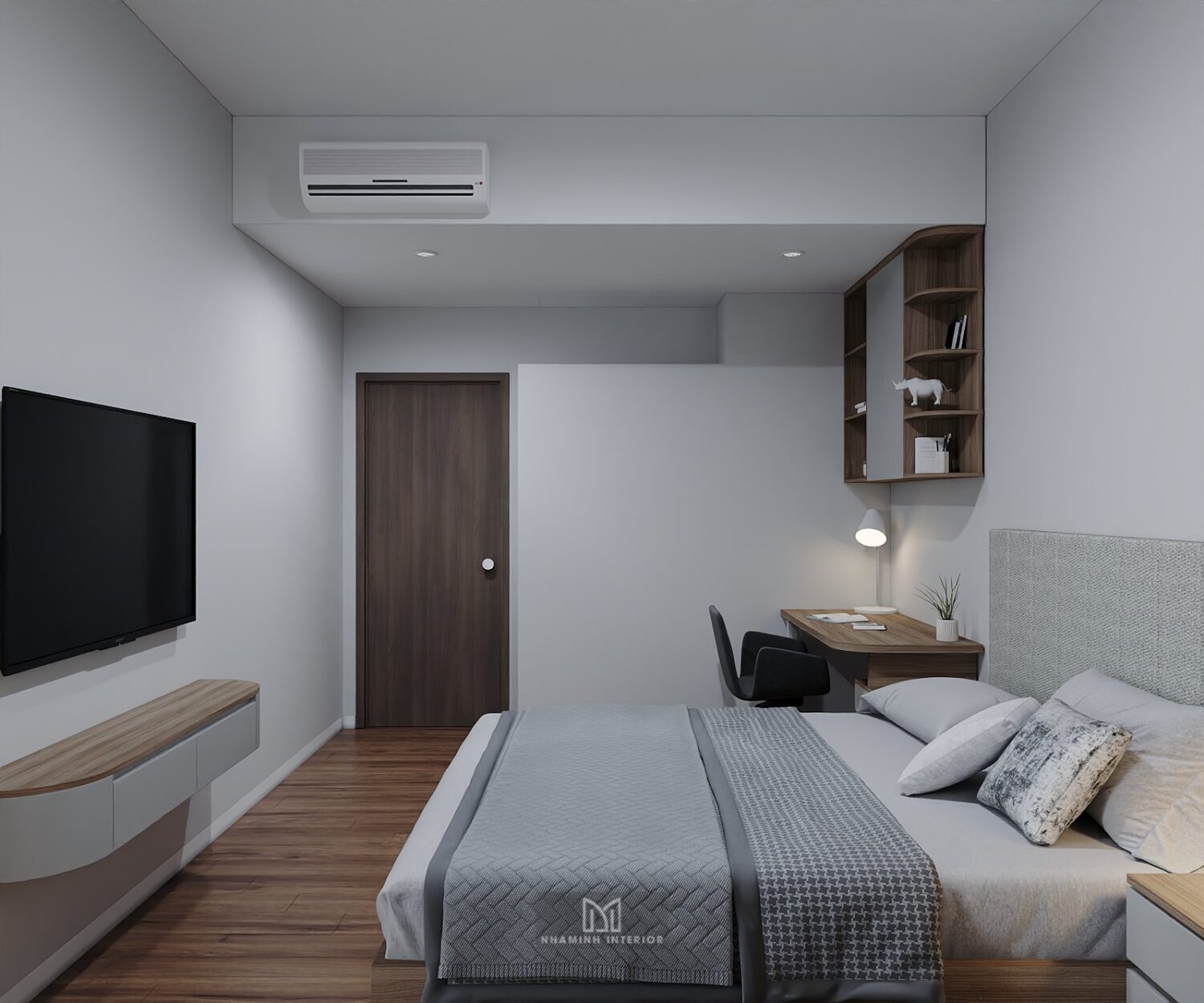 Căn hộ 2PN Picity Highpark - Tone xám sang trọng