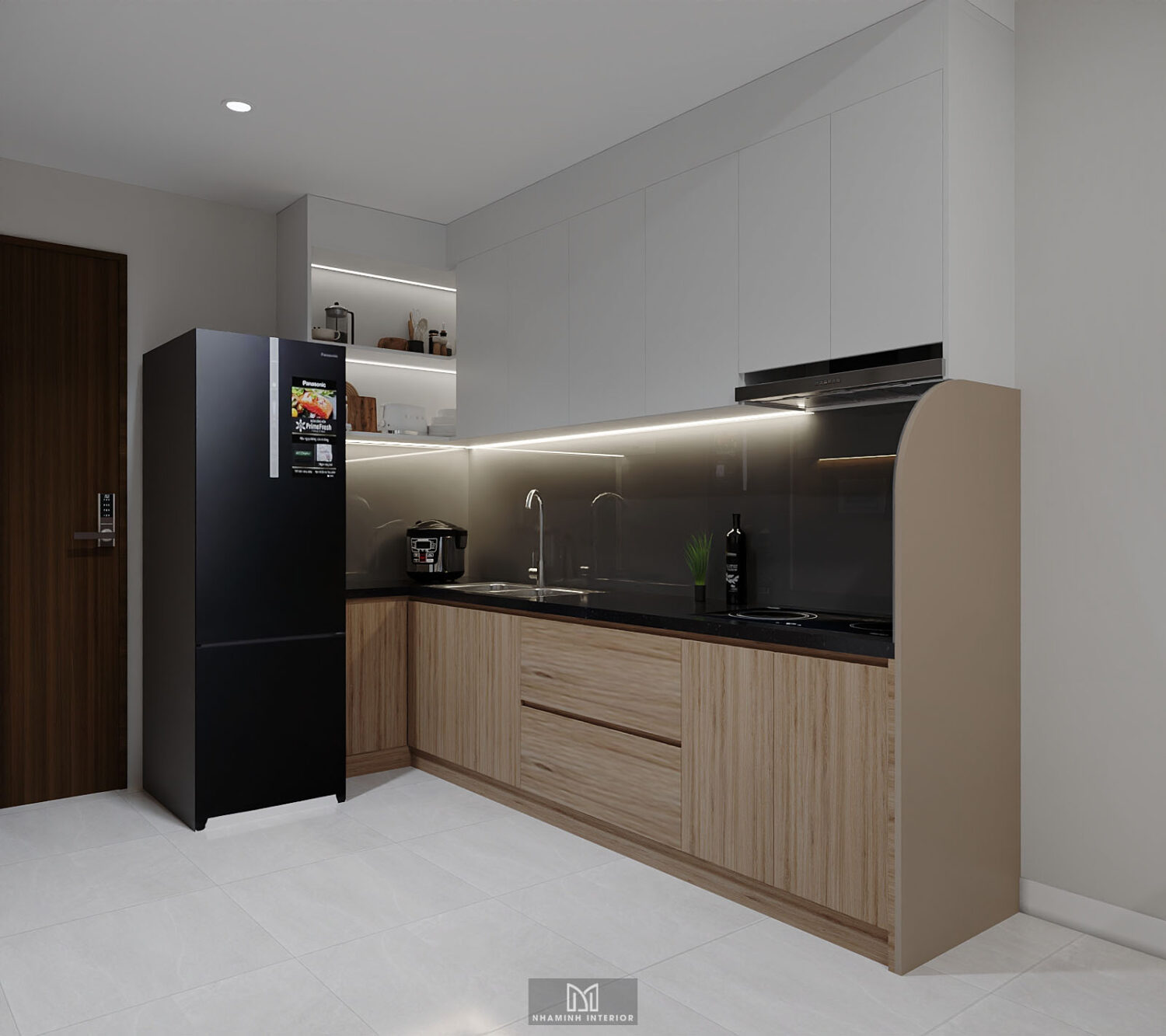 Căn hộ 2PN Picity Highpark - Tone nâu cam hài hòa dễ chịu