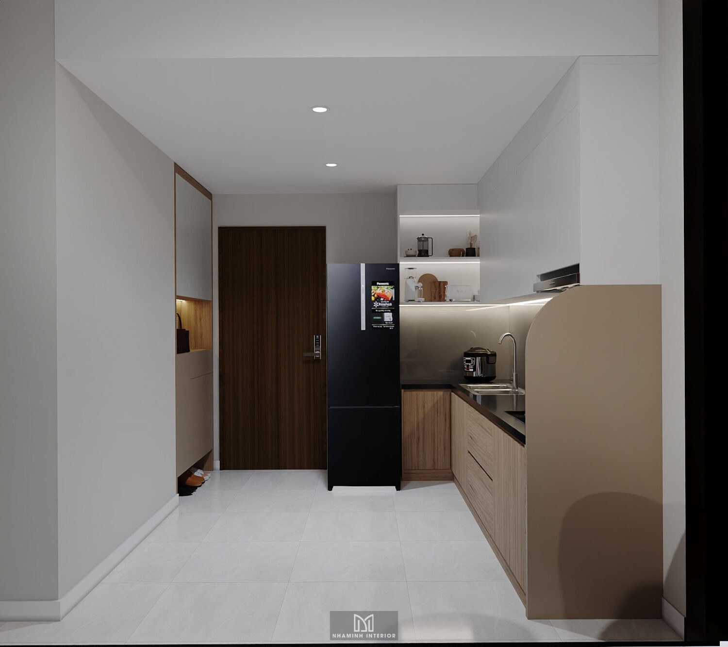 Căn hộ 2PN Picity Highpark - Tone nâu cam hài hòa dễ chịu