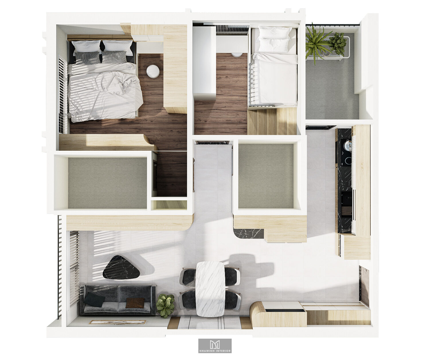 Căn hộ 3PN Picity Highpark - Không gian hài hòa cho nhiều thế hệ