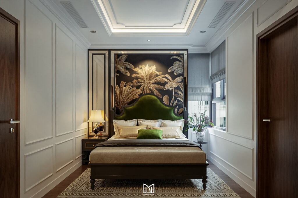 Phòng ngủ chính khi thiết kế phòng ngủ nhà phố