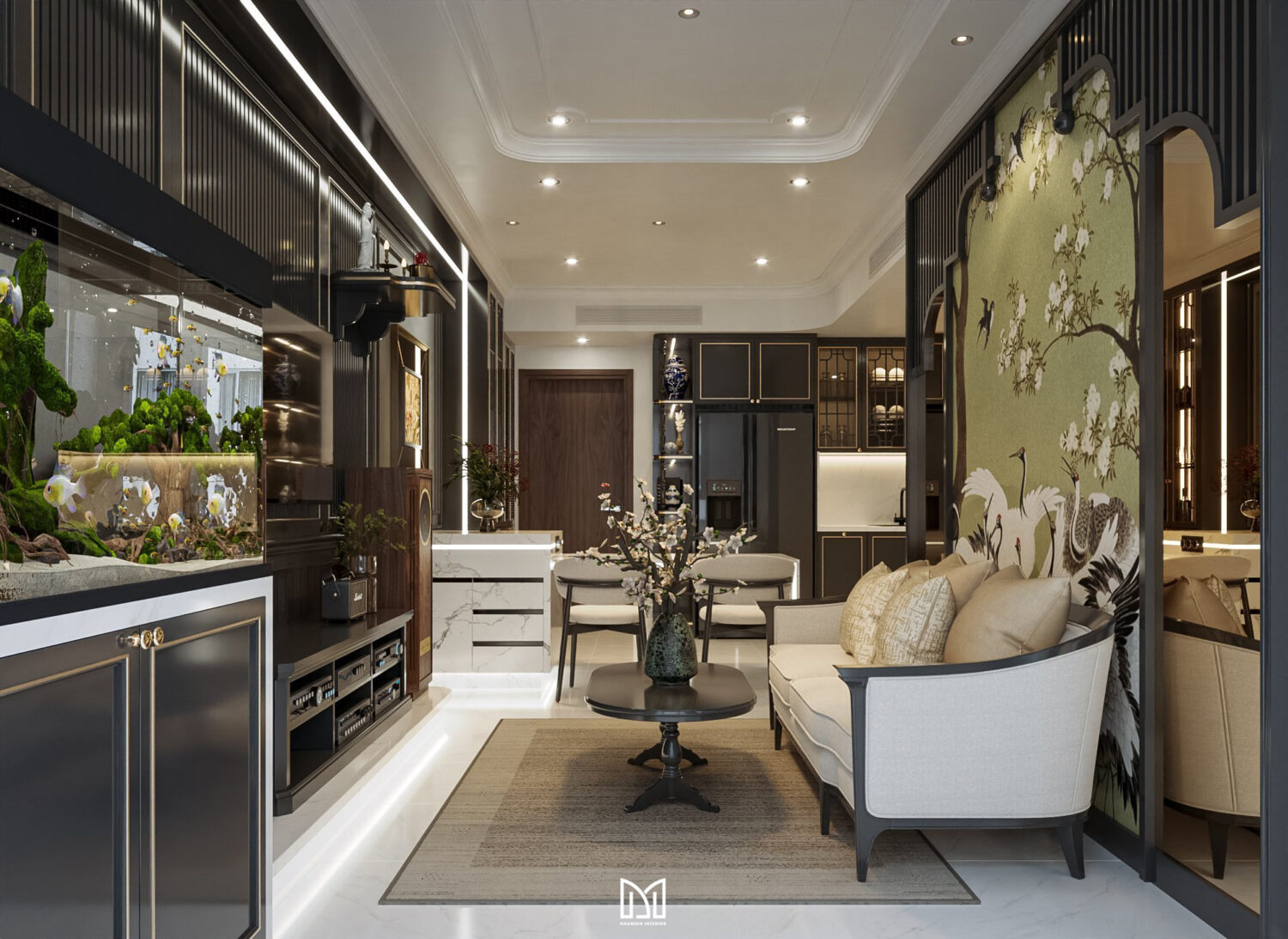 Căn hộ 3PN Picity Highpark - Style Indochine vừa gần gũi vừa sang trọng