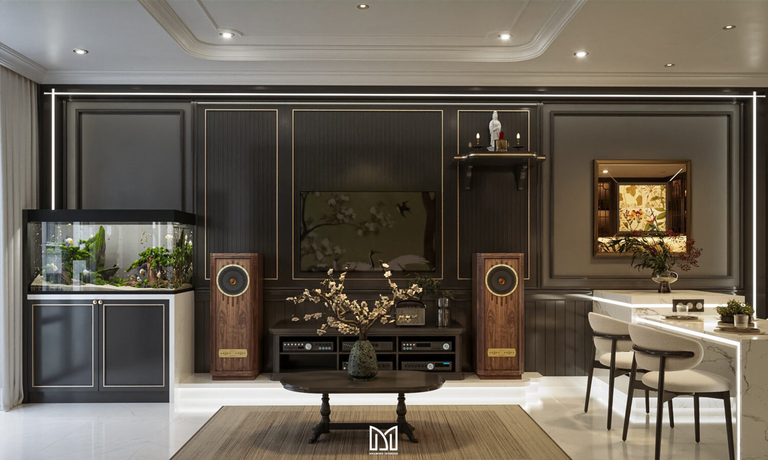 Căn hộ 3PN Picity Highpark - Style Indochine vừa gần gũi vừa sang trọng