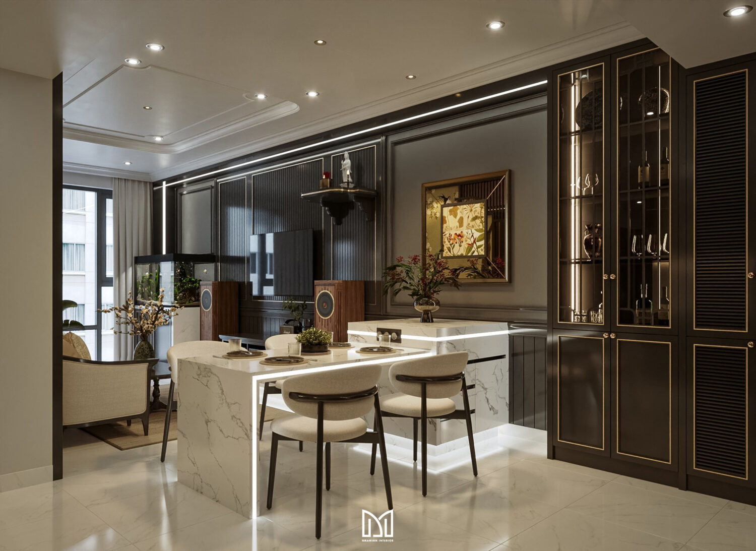 Căn hộ 3PN Picity Highpark - Style Indochine vừa gần gũi vừa sang trọng