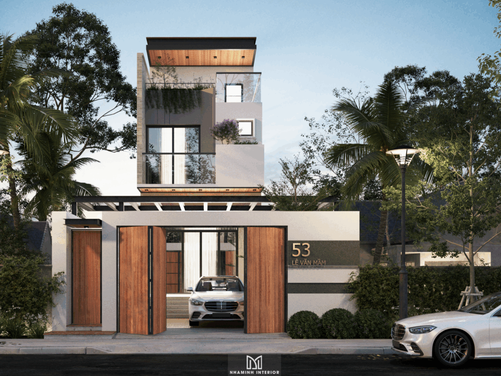 Thiết kế nội thất nhà phố tại Kiến trúc Nội thất Nhà Mình